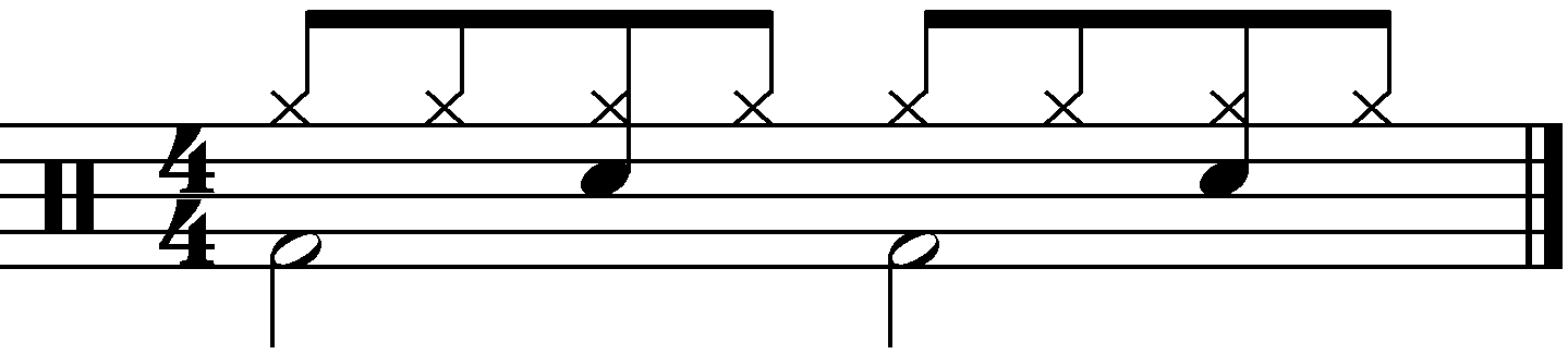 A groove with hands and feet in different voices