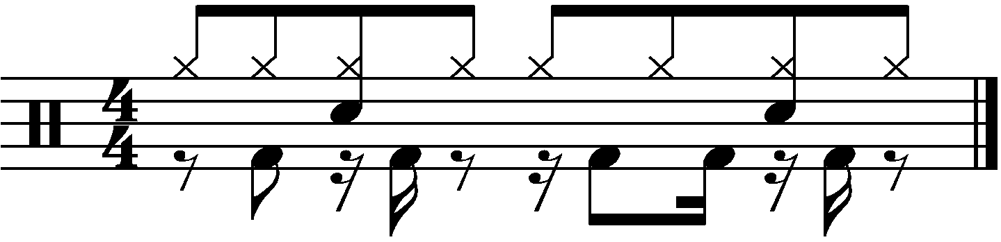 A groove with hands and feet in different voices