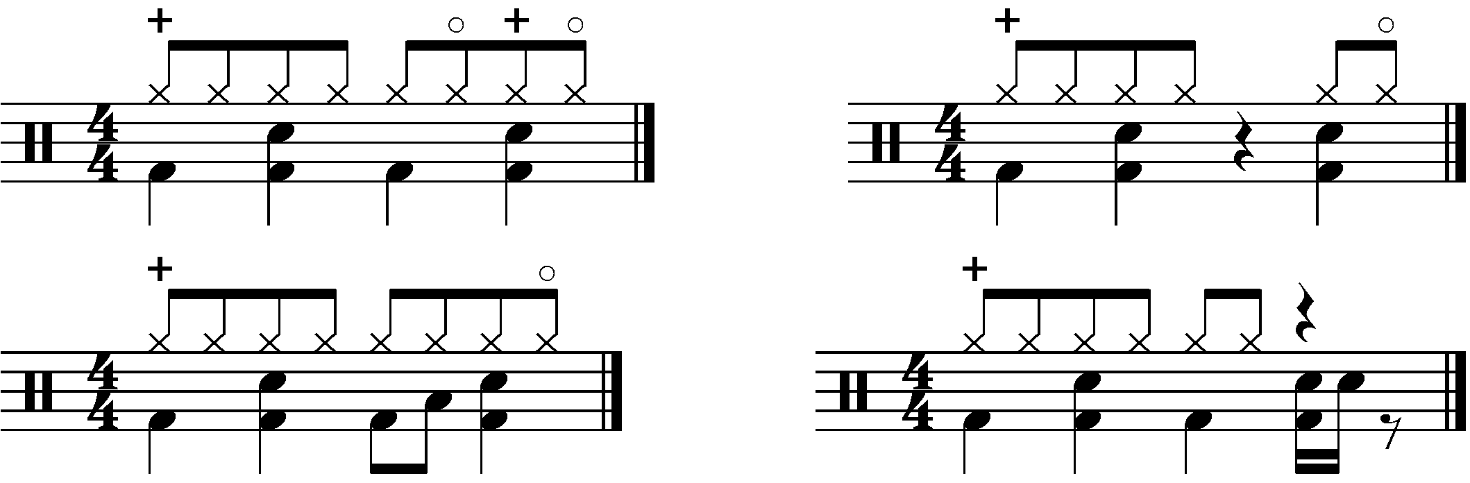 Four options for the B section