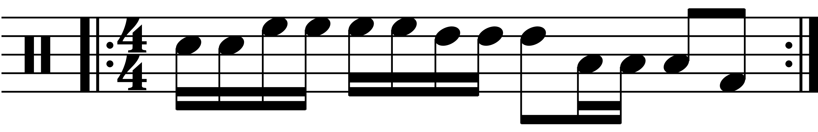 A fill constuction idea using the base rhythm