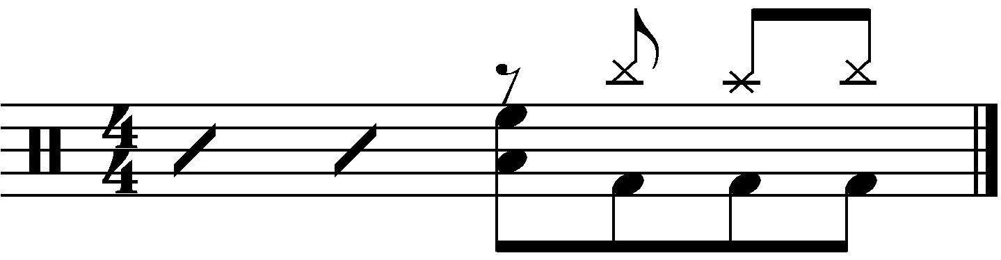 Using toms in the fill