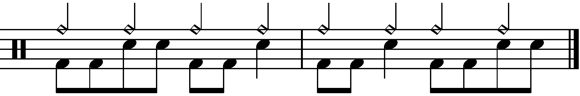 2 Bar Grooves - Example 2g