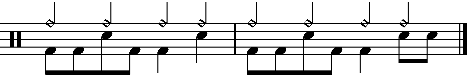 2 Bar Grooves - Example 3d