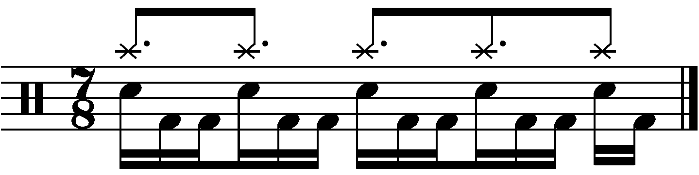 A Syncopated 7/8 Fill