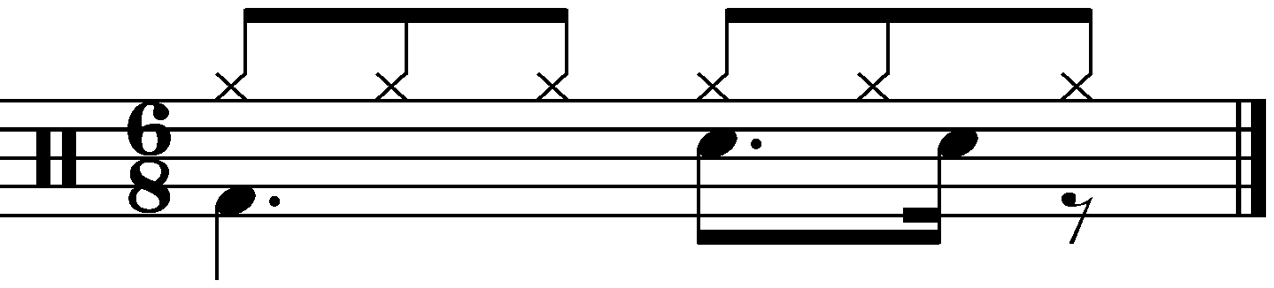 A basic version of the groove