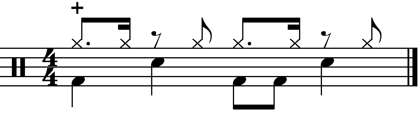 A 332 rhythmed groove