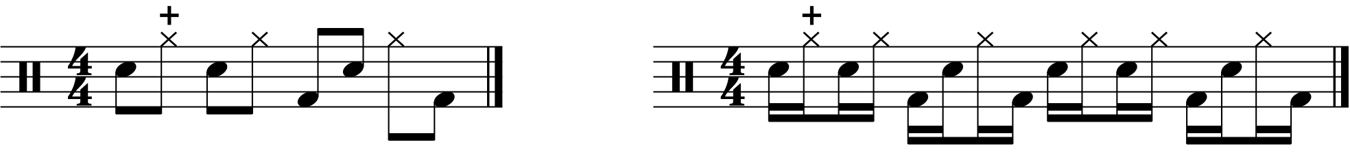 A swung linear 233 groove