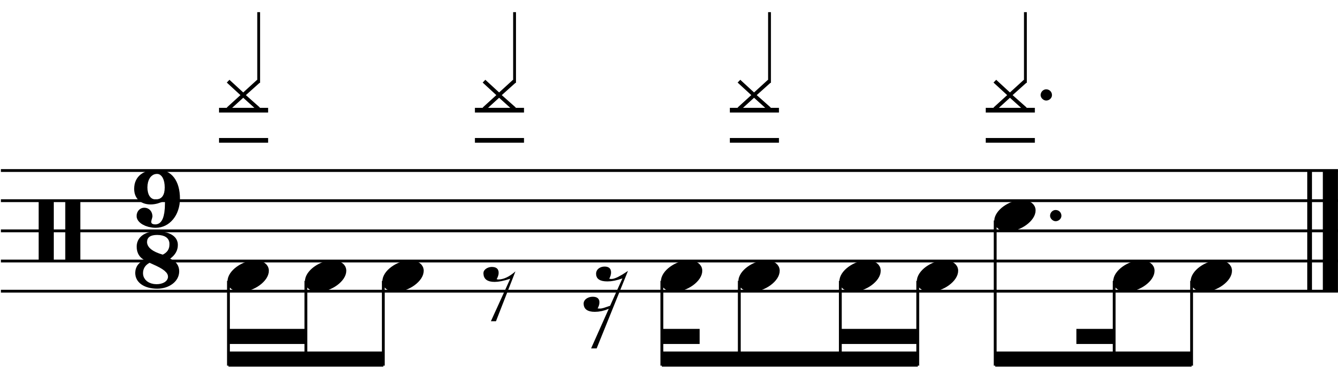 A free groove lesson in 9/8 with a specific snare placement