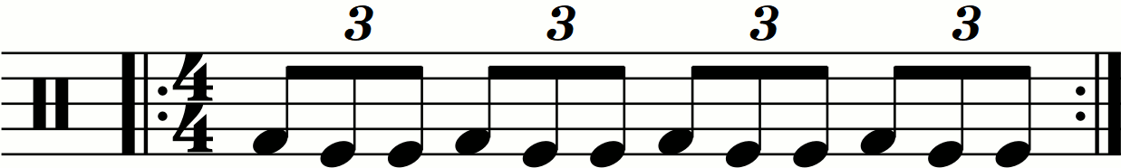 The eighth note exercise.