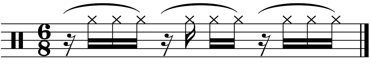 The right hand for this groove