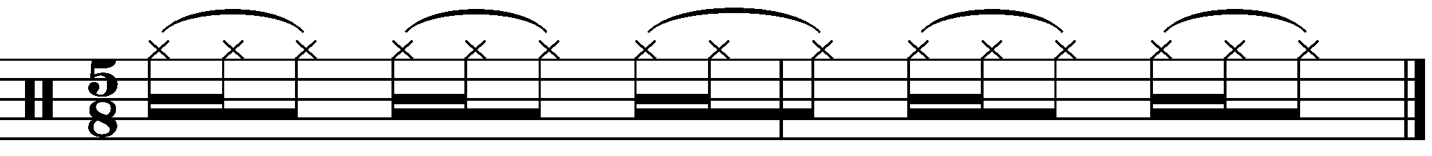 The base rhythm for these grooves