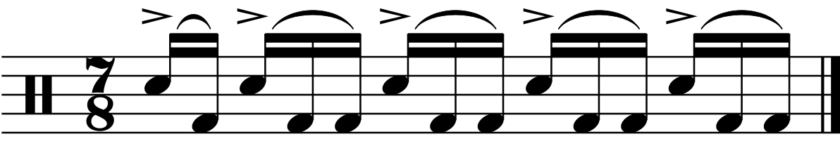 An orchestration of the base rhythm