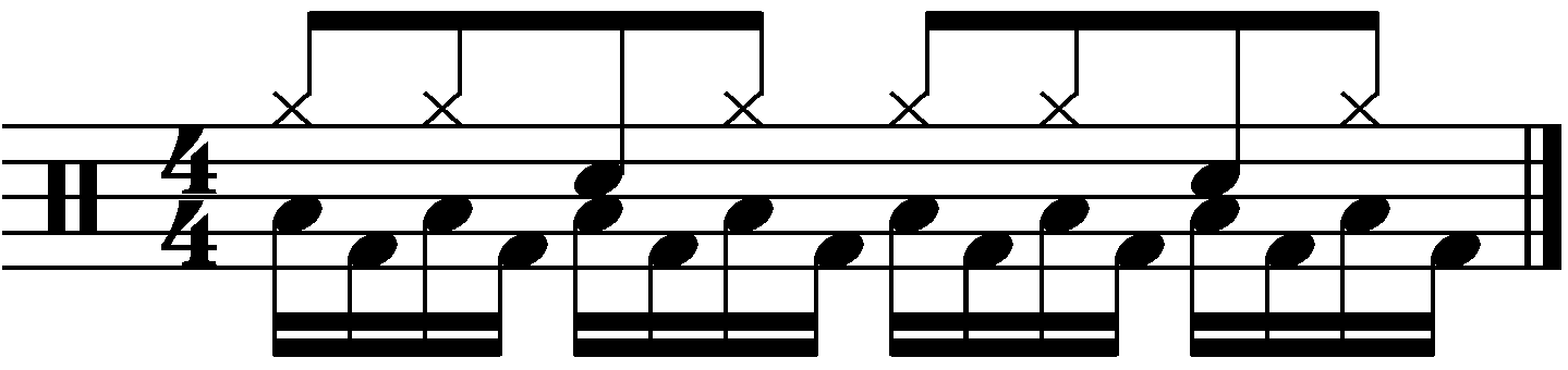The concept with snares on the left hand