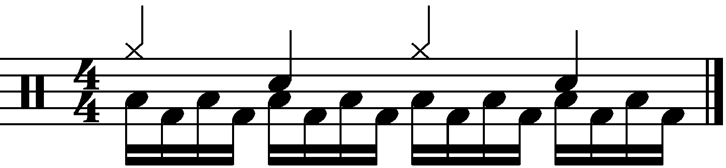 The concept with snares on the left hand