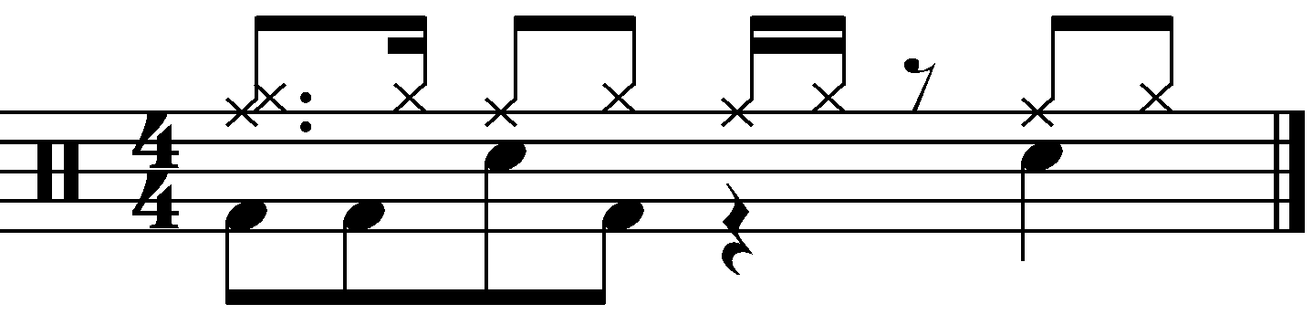 A full groove using the hand concept