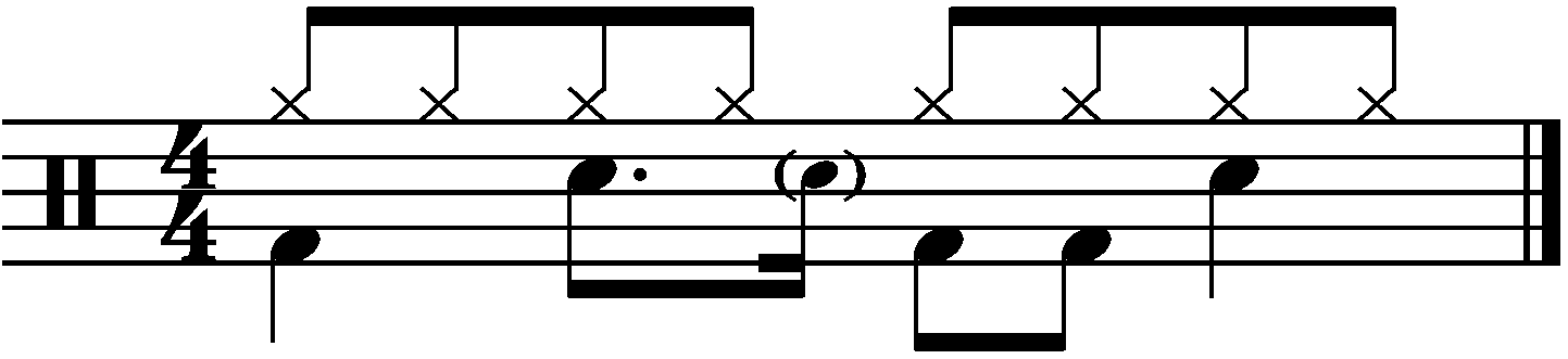 Ghost notes in grooves